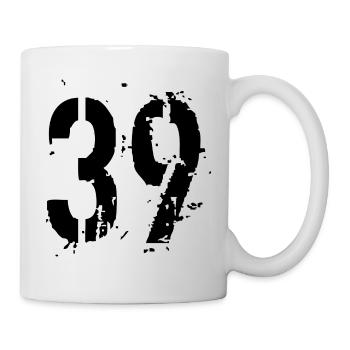 39 Nummer 39 - Tasse - Weiß - Rechts