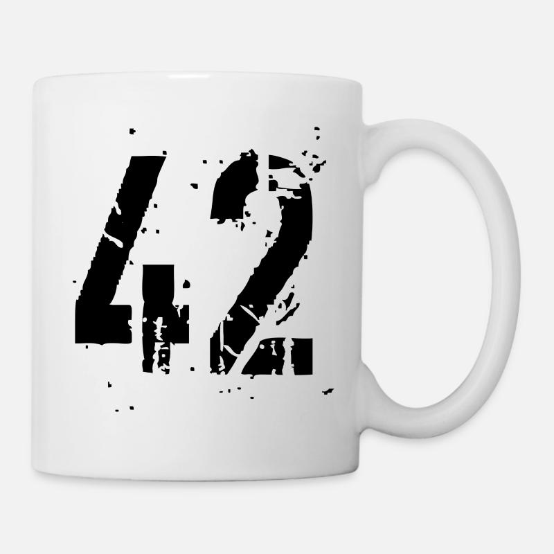 42 Nombre 42 - Mug blanc - blanc
