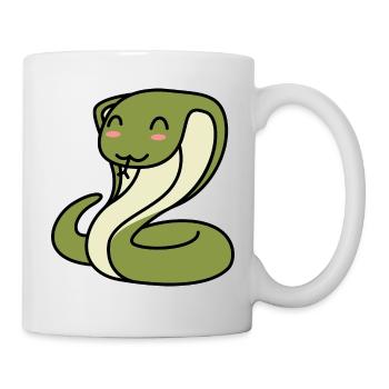 Snake Cobra Comic Animal - Mug - white - Right