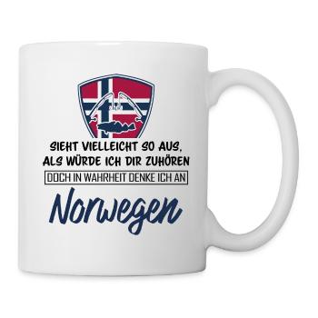 Norwegen Wahrheit - Tasse - Weiß - Rechts