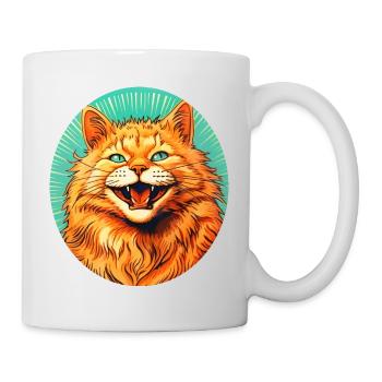 Funny kitty #cat - Mug - white - Right