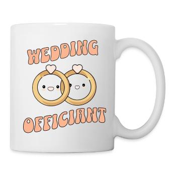 wedding officiant - Mug - white - Right
