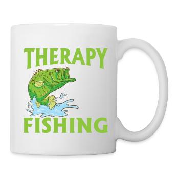 Für die einen ist es eine Therapie für den Rest vo - Tasse - Weiß - Rechts