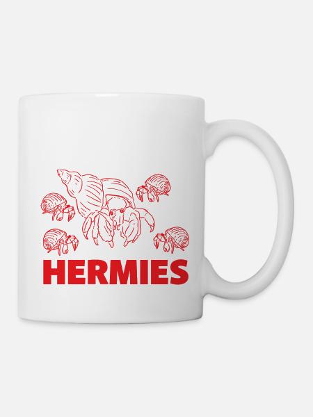 Abhängen mit meinen Hermies - Tasse - Weiß