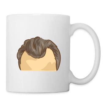 Ich habe keine Glatze, ich bin nur größer als mein - Tasse - Weiß - Rechts