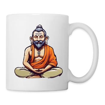 Méditation moderne - Mug blanc - blanc - Droite