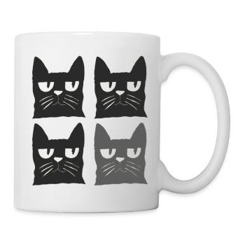 Cats 4 Black - Mug - white - Right