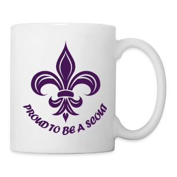 Proud to be a Scout - Tasse - Weiß - Rechts