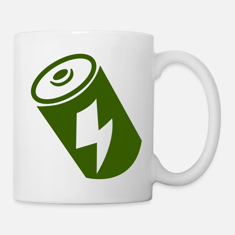 battery - Mug - white