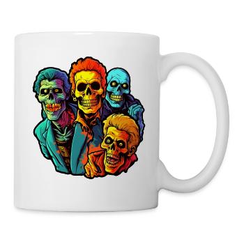 Halloween Funny Zombie Apocalypse - Tasse - Weiß - Rechts