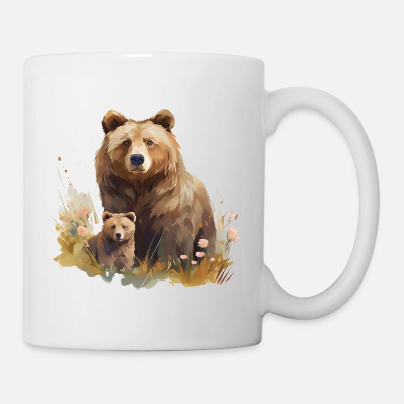 MAMA GRIZZLY - Tasse - Weiß
