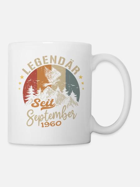 September 1960 - September 1960 Jahrestag 1960 - Tasse - Weiß