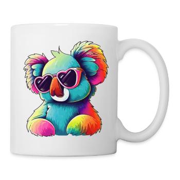 Colorful Retro Koala Bear Koala Bear Sunglasses - Mug - white - Right