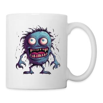 Halloween Monster Zombie Effrayant Costume d’horreur - Mug blanc - blanc - Droite