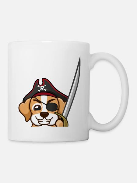 Pirat Captain Blackskull - Tasse - Weiß