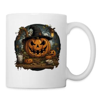 Grinning Horror: The Jack-o'-Grin Spectacle - Mug - white - Right