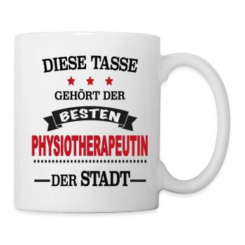 tasse physiotherapeutin - Tasse - Weiß - Rechts