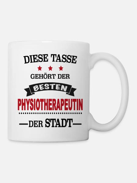 tasse physiotherapeutin - Tasse - Weiß