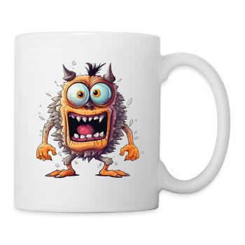 Halloween Monster Zombie Effrayant Costume d’horreur - Mug blanc - blanc - Droite