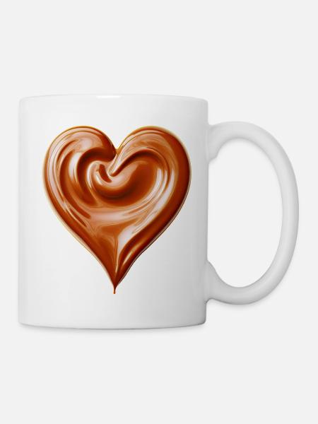 I love ... choco - Tasse - Weiß