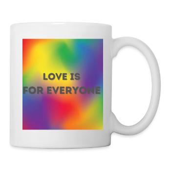 L’amour est pour tout le monde. - Mug blanc - blanc - Droite