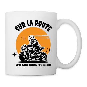 motard | motarde - Mug blanc - blanc - Droite