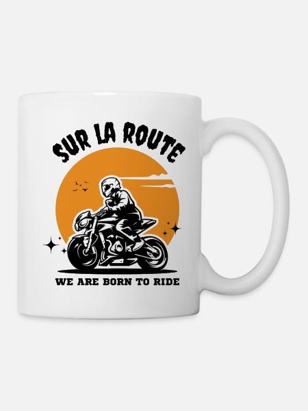 motard | motarde - Mug blanc - blanc