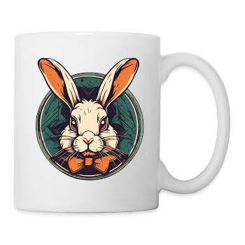 Lapin / Lapin / Animal / Animal de compagnie / Rongeur - Mug blanc - blanc - Droite