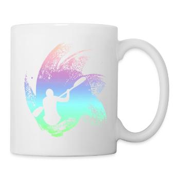 Kayak pagayer - Mug blanc - blanc - Droite