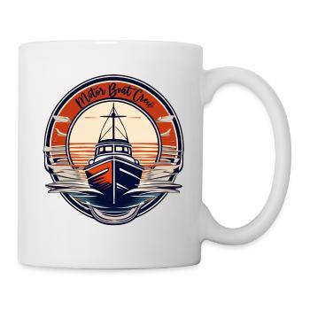 Motorboat / Water / Freedom / Adventure / Motor - Mug - white - Right