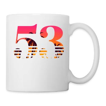 Vintage 1953-53e anniversaire - Mug blanc - blanc - Droite