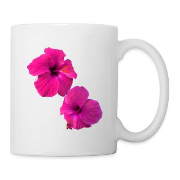 Hibiscus,Flower,Lotus,Blossom,Floral,Pink - Mug - white - Right