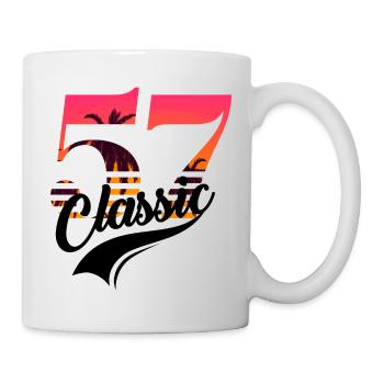 Vintage 1957-57e anniversaire - Mug blanc - blanc - Droite