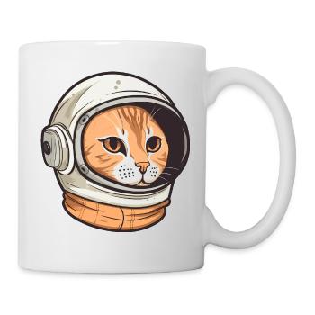 Cat Astronaut Space Cat Lover - Mug - white - Right