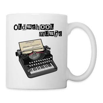 Keyboard // Piano // Oldschool Music - Mug - white - Right