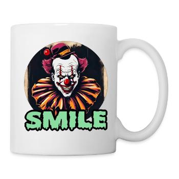 Clown d’horreur / Cirque / Drôle / Spectacle / Halloween - Mug blanc - blanc - Droite
