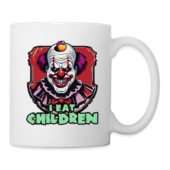 Clown d’horreur / Cirque / Drôle / Spectacle / Halloween - Mug blanc - blanc - Droite