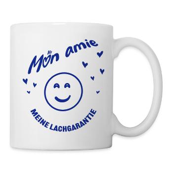 Mon amie - meine Lachgarantie | für beste Freundin - Tasse - Weiß - Rechts