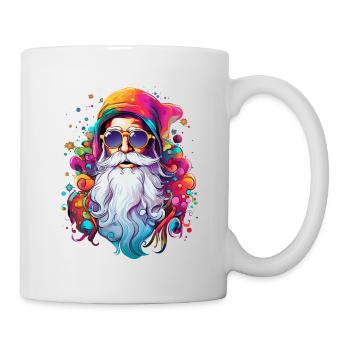 Père-Noël psychédélique - Mug blanc - blanc - Droite