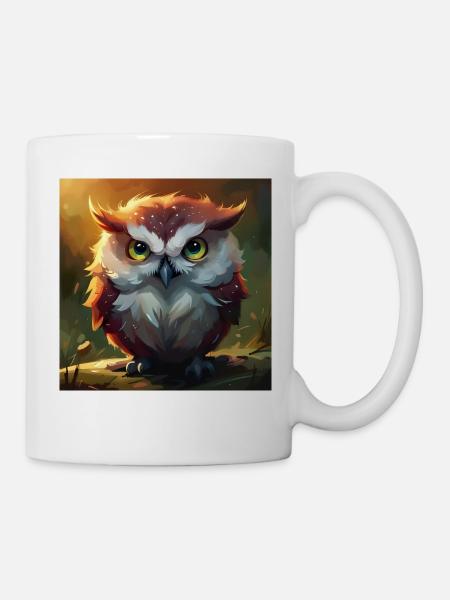 Owl - Mug - white