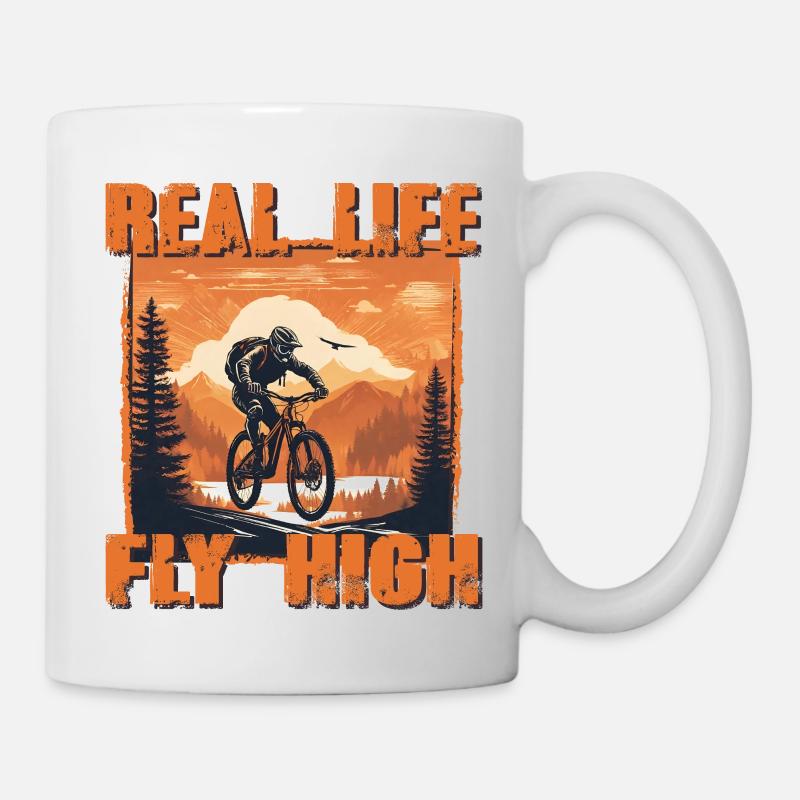 MTB 7 vintage orange - Tasse - Weiß