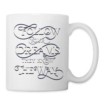 Suivez vos rêves - Mug blanc - blanc - Droite