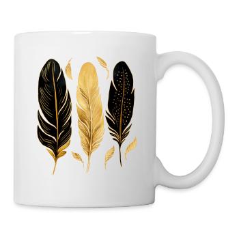Golden Feathers - Mug - white - Right