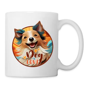 Dog is LOVE - Mug - white - Right