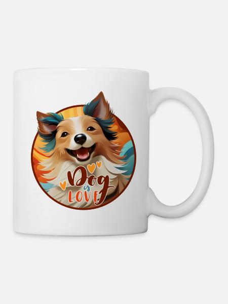 Dog is LOVE - Mug - white