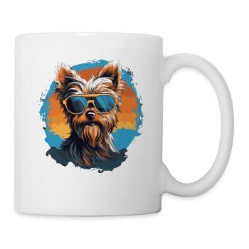 Cool Yorkshire Terrier - Mug - white - Right