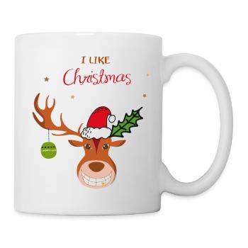 Noël de renne - Mug blanc - blanc - Droite