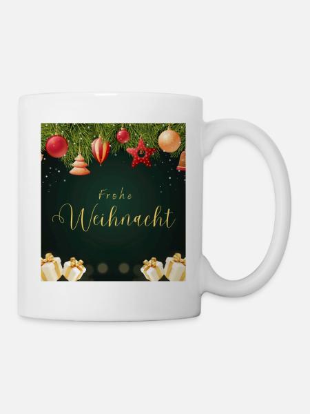 Frohe Weihnacht- Accessoires - Tasse - Weiß