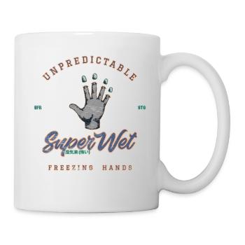 Mains glaciales imprévisibles (altérées) - Mug blanc - blanc - Droite