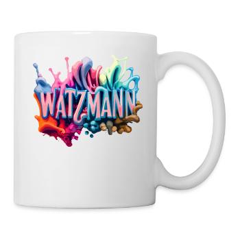 Berg Watzmann - Modern and Colorful Design - Mug - white - Right
